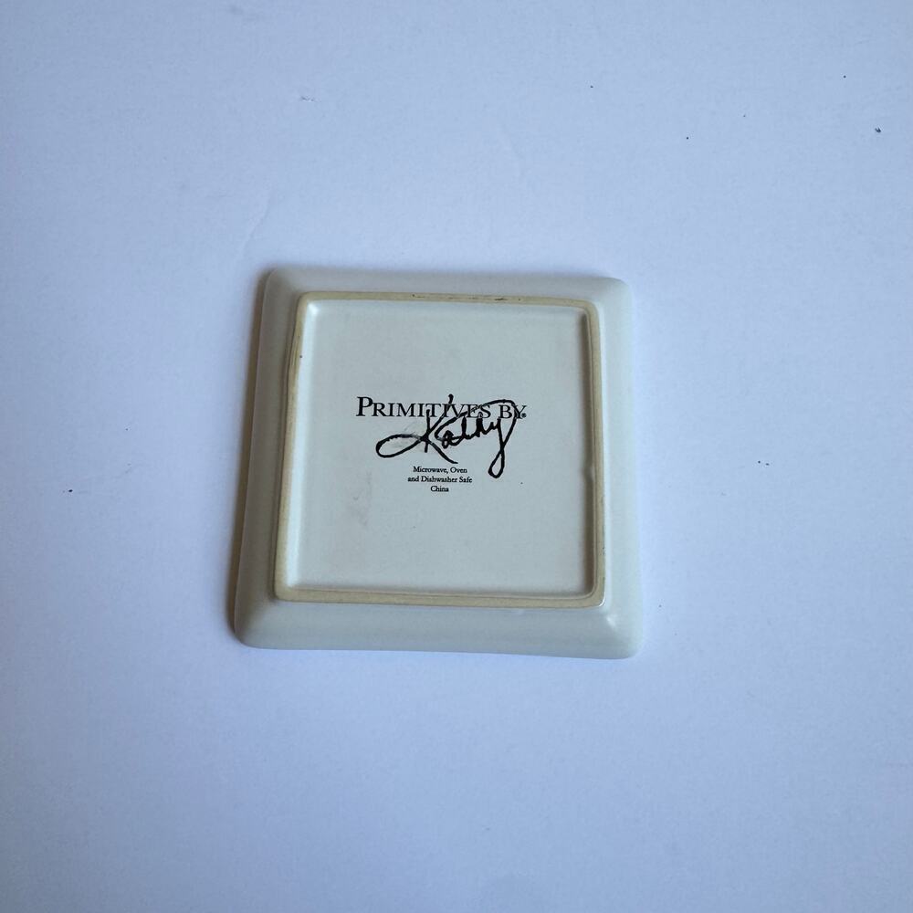 Primitives‎ by Kathy Small Trinket Tray Stay Wild Cactus White Square Boho Gift - Picture 3 of 10
